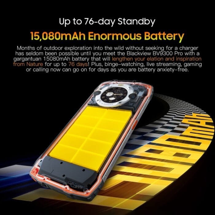 Blackview BV9300 Pro, IP68/IP69K/MIL-STD-810H, 6.7 inch + 1.32 inch Android 13 MediaTek Helio G99 Octa Core, Network: 4G, NFC, OTG, 8GB+256GB, 12GB+256GB - Image 8